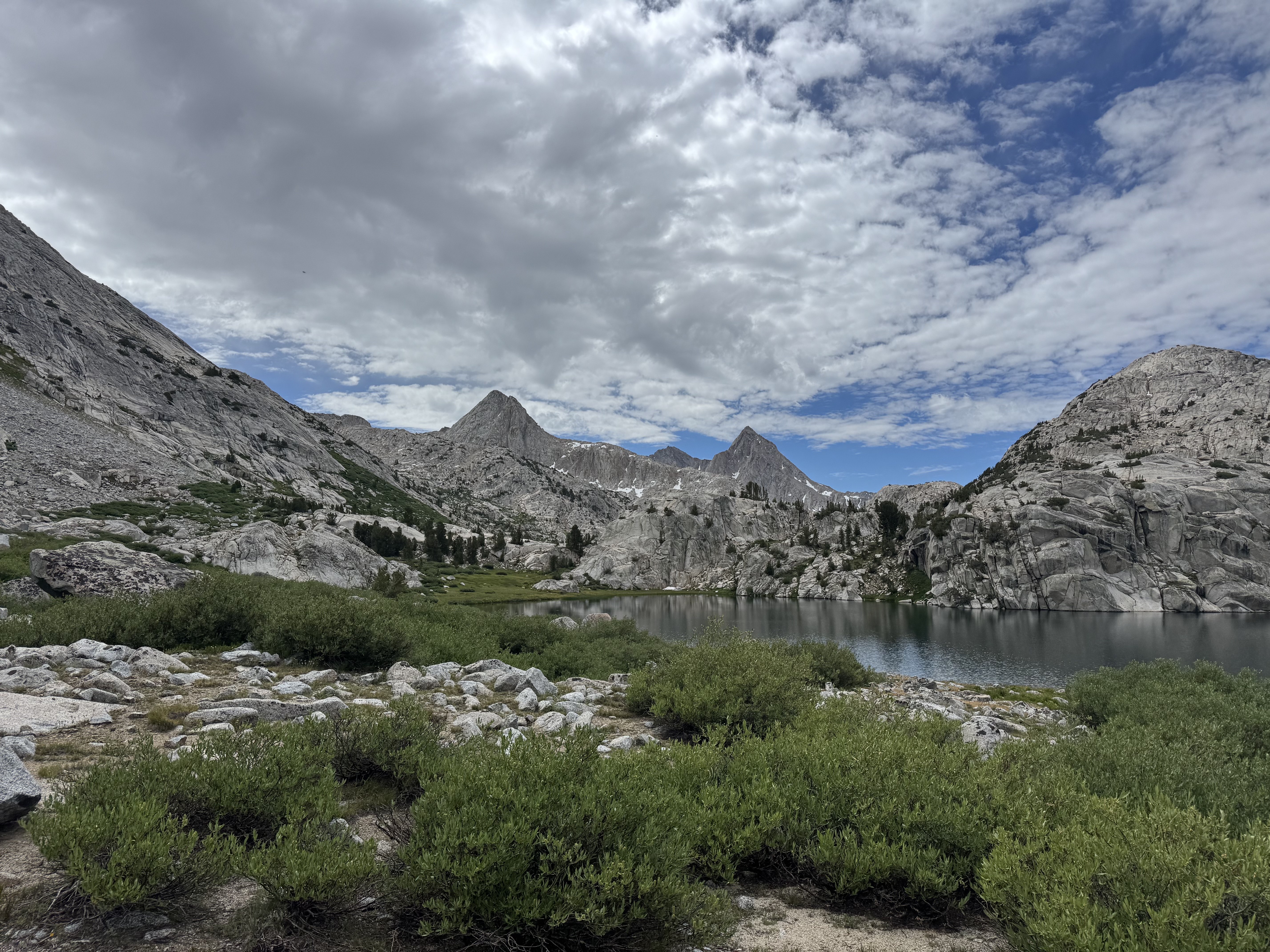 Rocky terrain in Evolution Basin