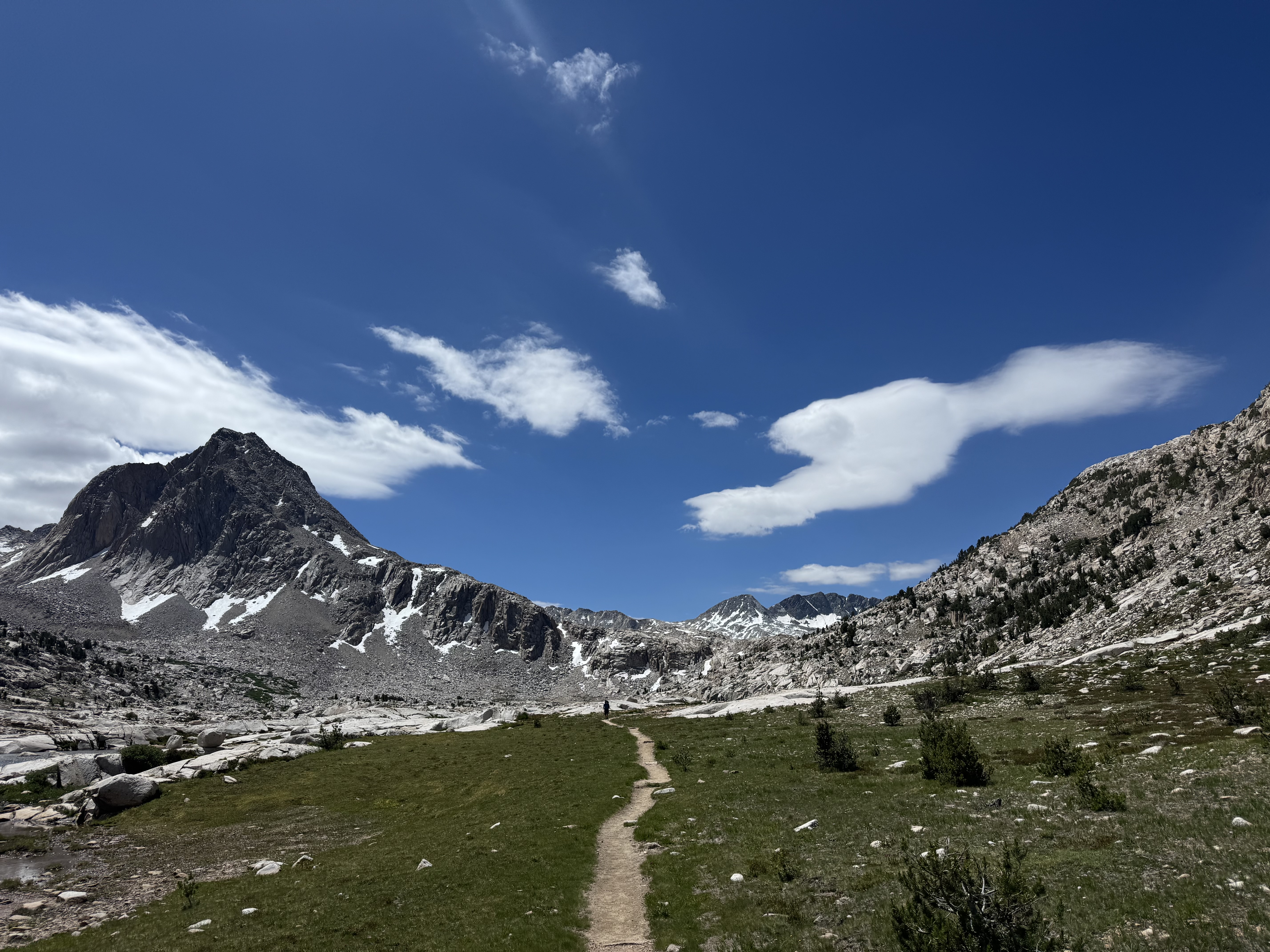 Evolution Basin under the 13,000 foot summits